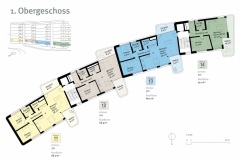 1. Obergeschoss Grundriss